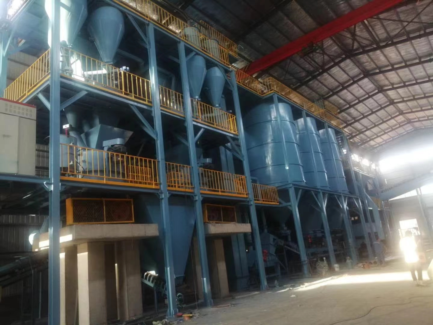 The clay sand equipment production line is a common type in the casting industry